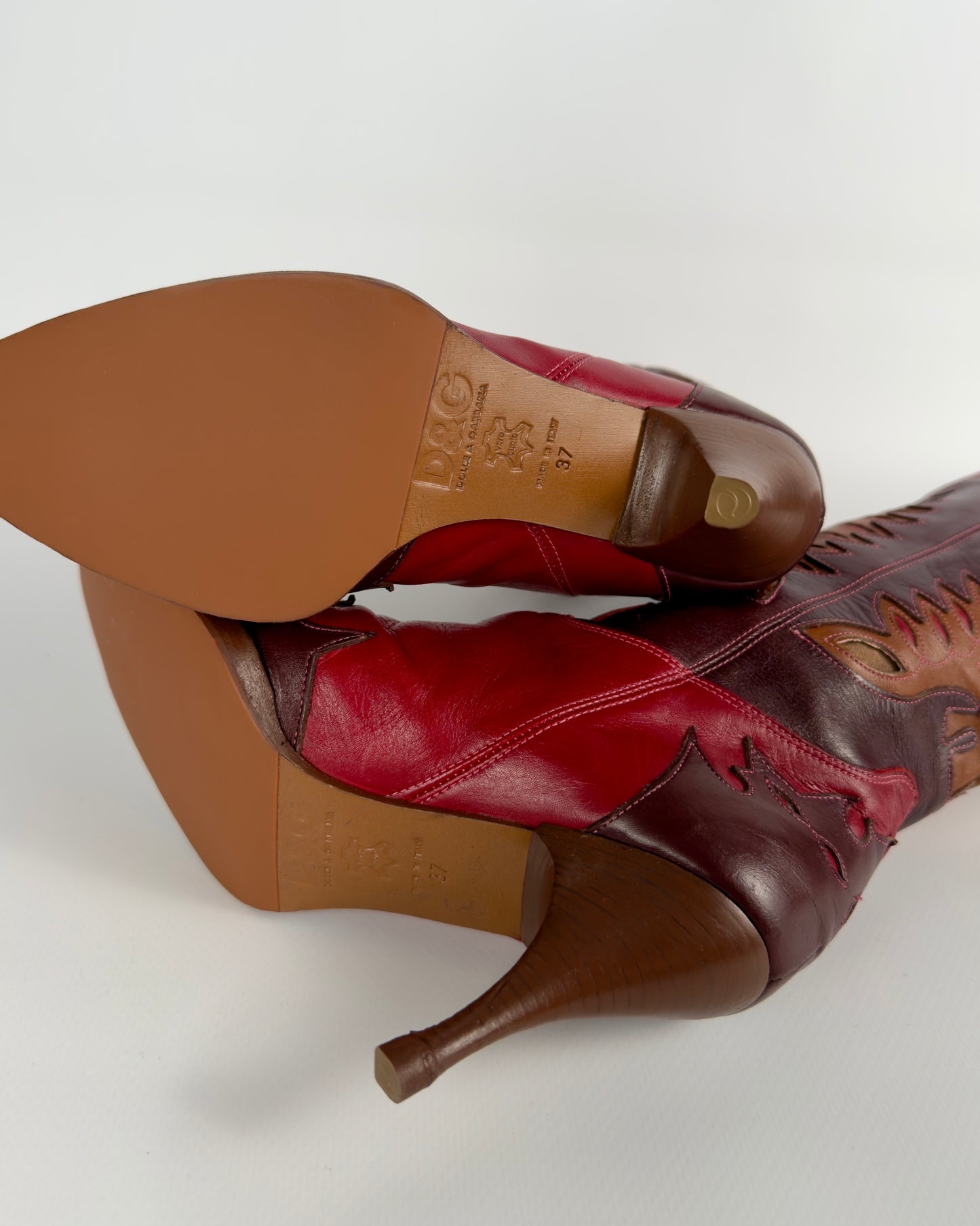 D&G SS 04 Cowboy Boots — 37