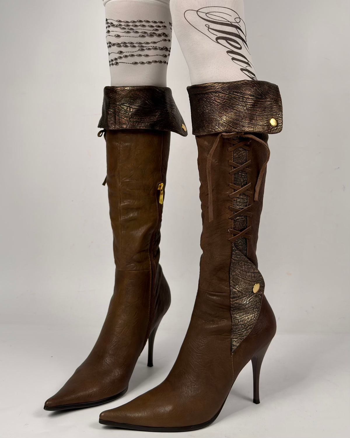 Vintage Leather Boots — 37, 38, 39