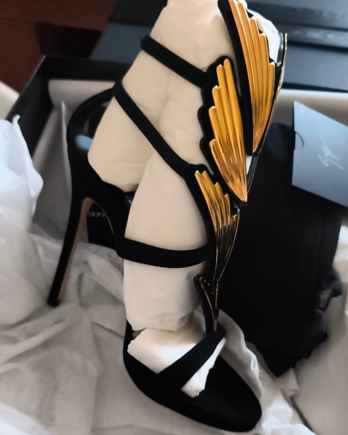 Giuseppe Zanotti Cruel Summer 2.0 Wing Alien Heels — 36 & 37 NWB