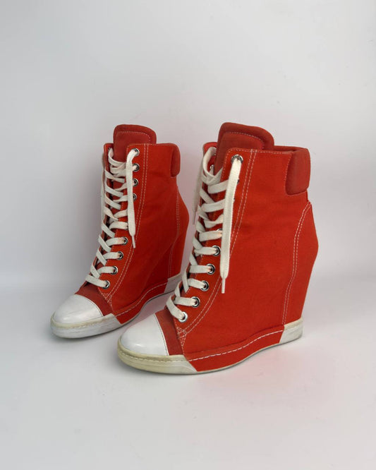 D&G Runway Sneaker Heels — 40