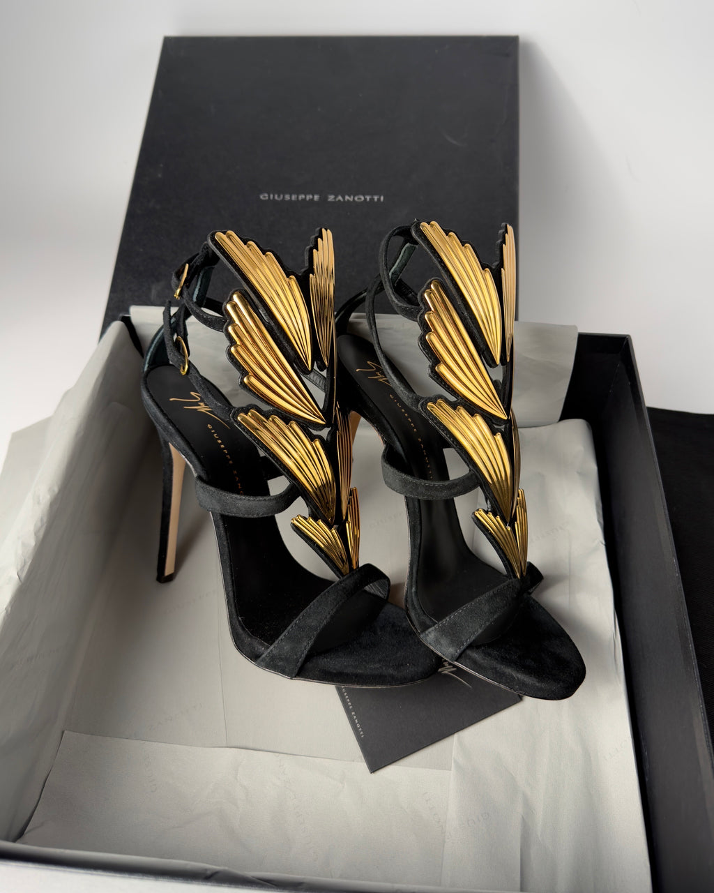 Giuseppe Zanotti Cruel Summer 2.0 Wing Alien Heels — 36 & 37 NWB