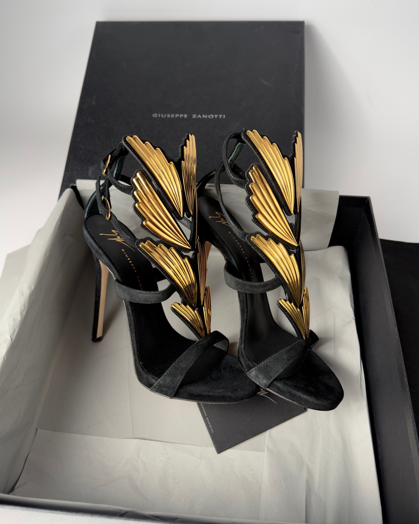 Giuseppe Zanotti Cruel Summer 2.0 Wing Alien Heels — 36 & 37 NWB