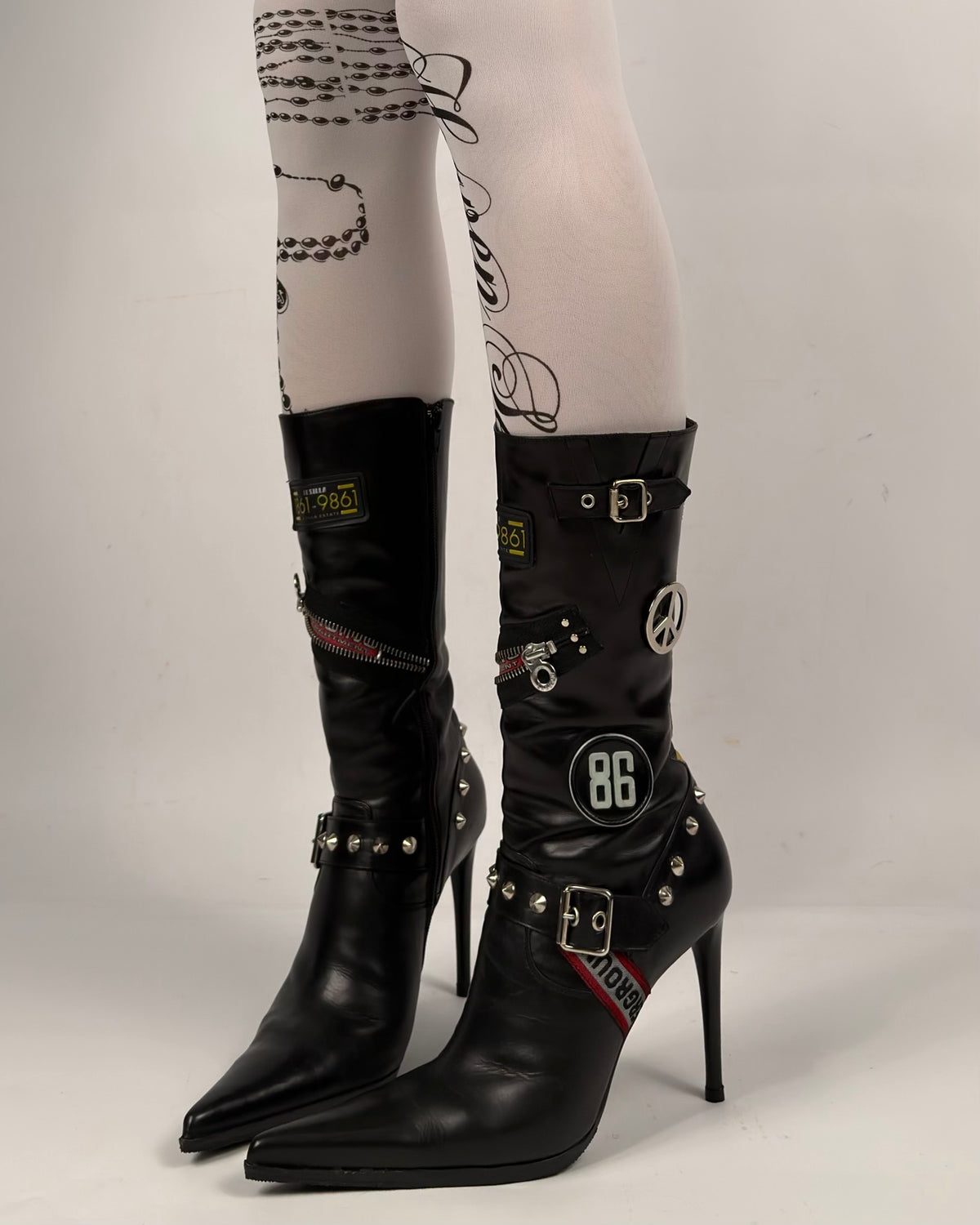 Le Silla Vintage Racing Boots — 38