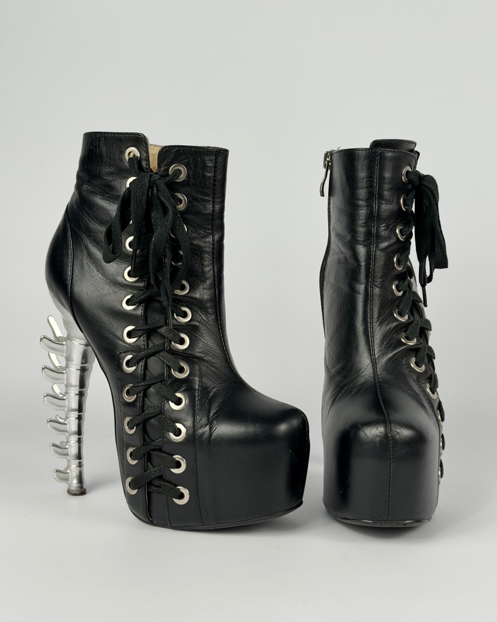 Gianmarco Lorenzi Spine Heel Boots — 36
