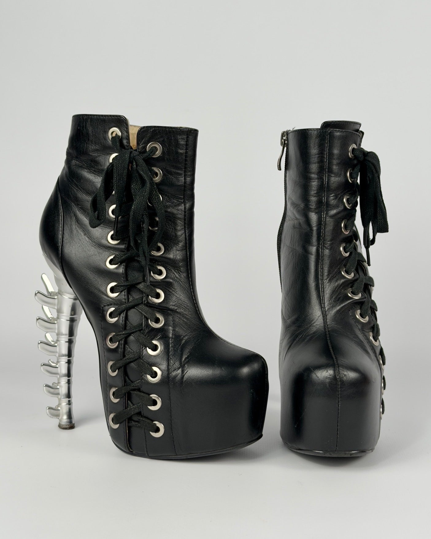 Gianmarco Lorenzi Spine Heel Boots — 36