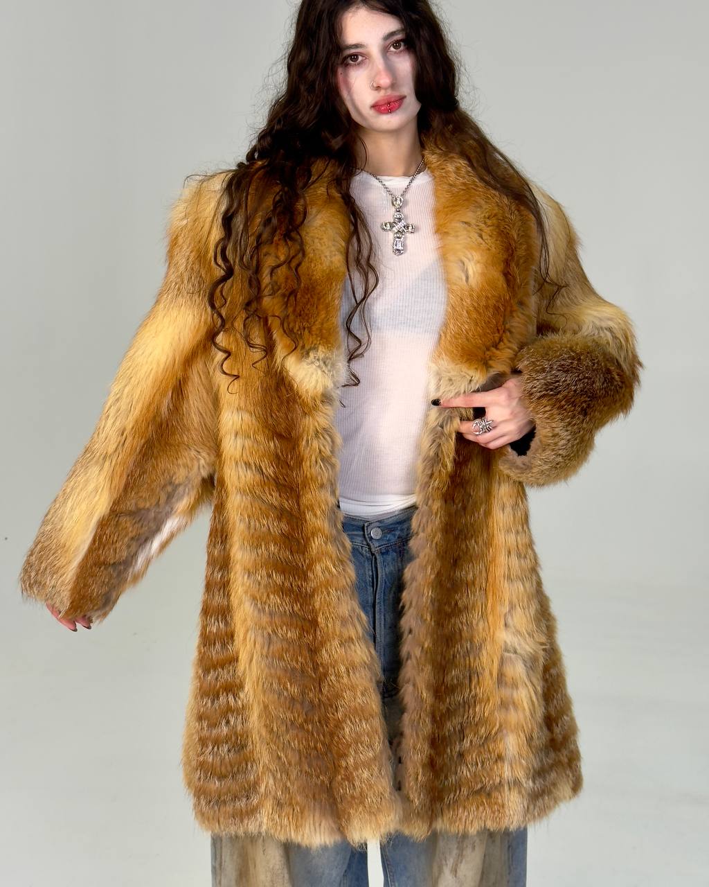 Vintage Fox Fur Coat