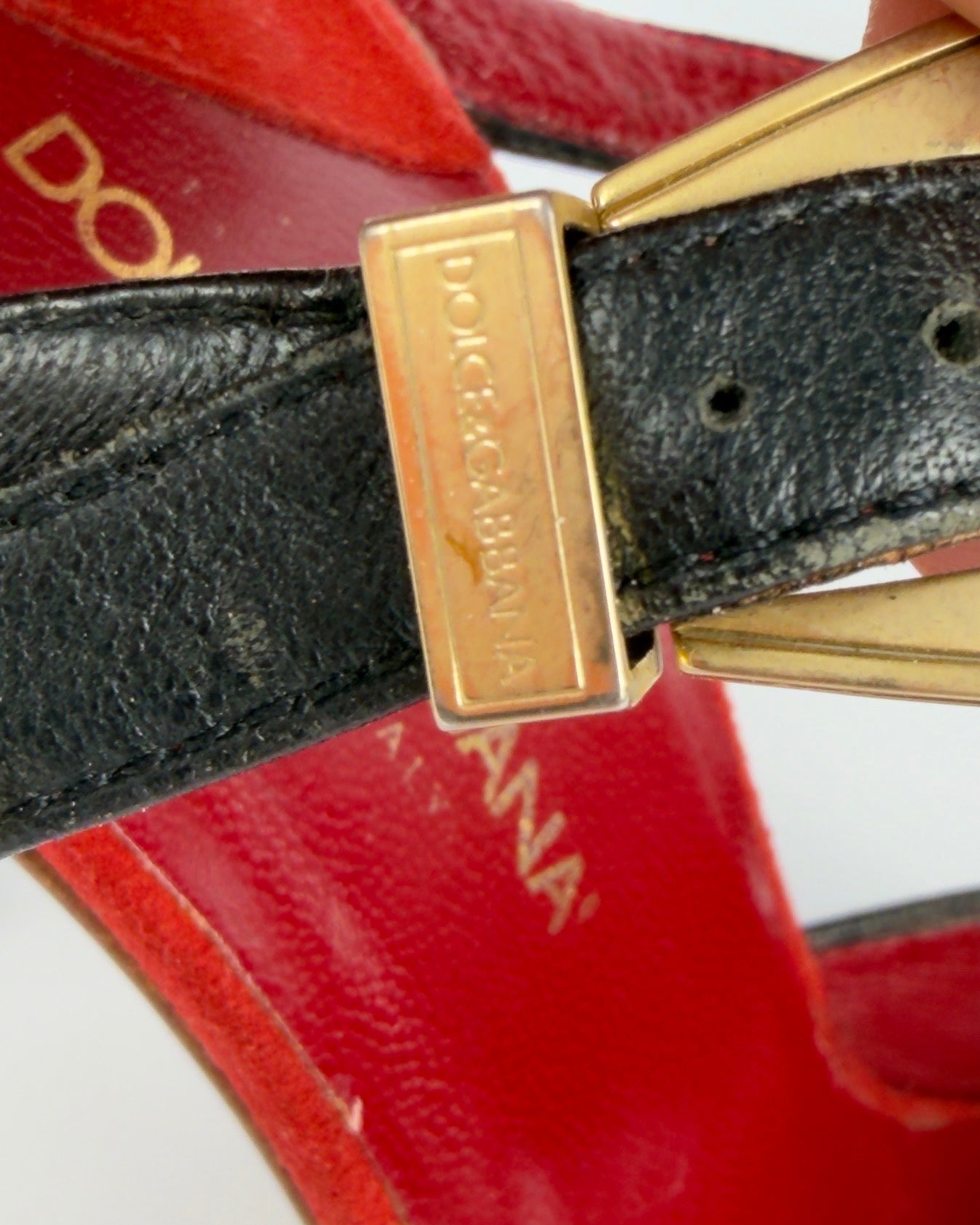 Dolce & Gabbana c.2004 Vintage Spur Heels — 37.5/38