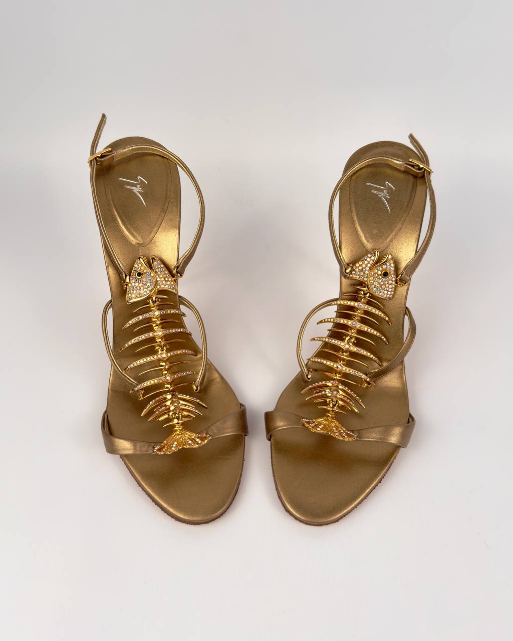 Giuseppe Zanotti Fishbone Heels — 40/41