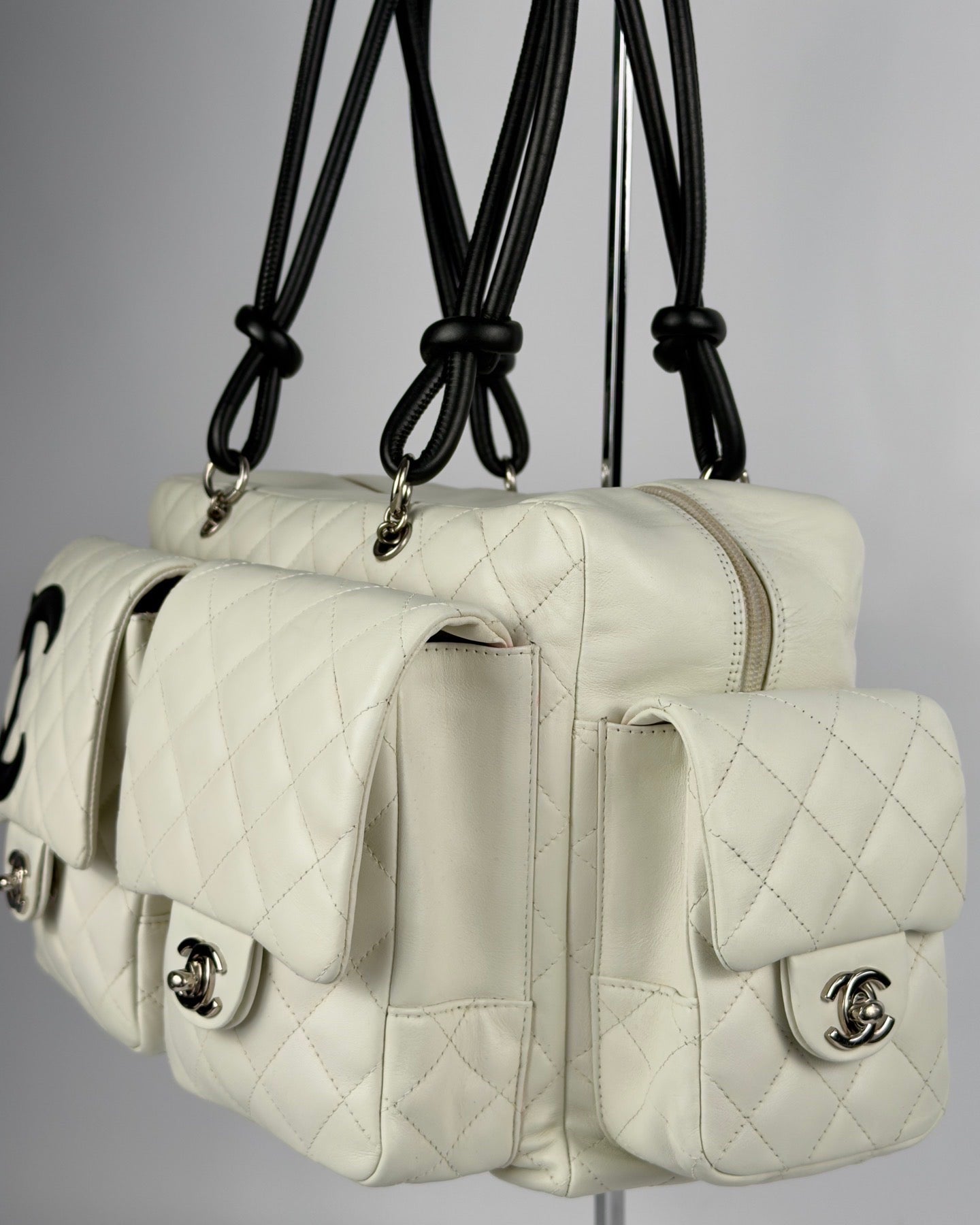 Chanel Cambon 2005 Multipocket Reporter Vintage Bag