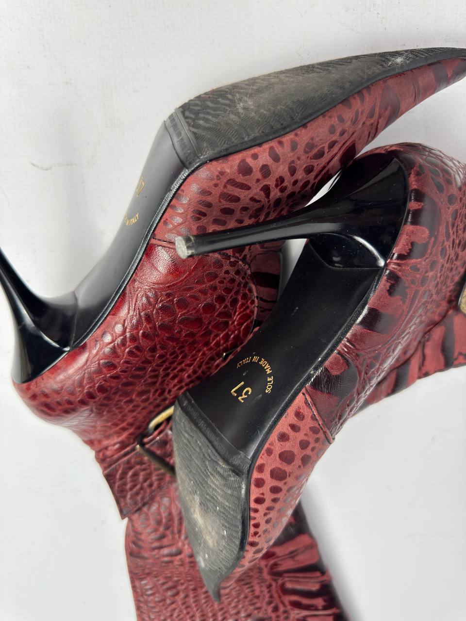 Vintage Italian Leather Boots — 37/37.5