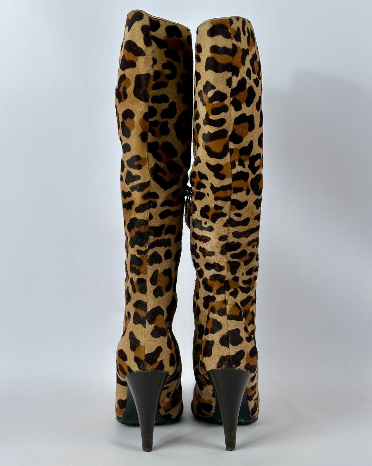 Casadei Pony-hair Vintage Boots — 37