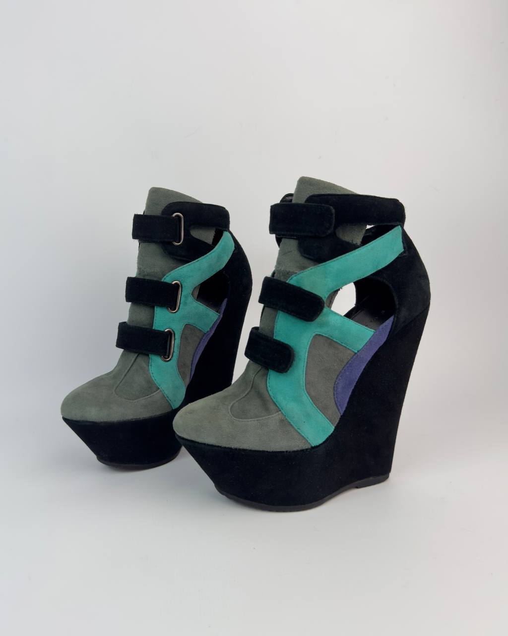 Casadei Vintage Wedge Boots — 36/36.5
