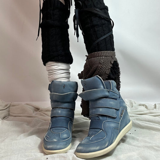 Paciotti Italian Wedge Sneakers 36/37