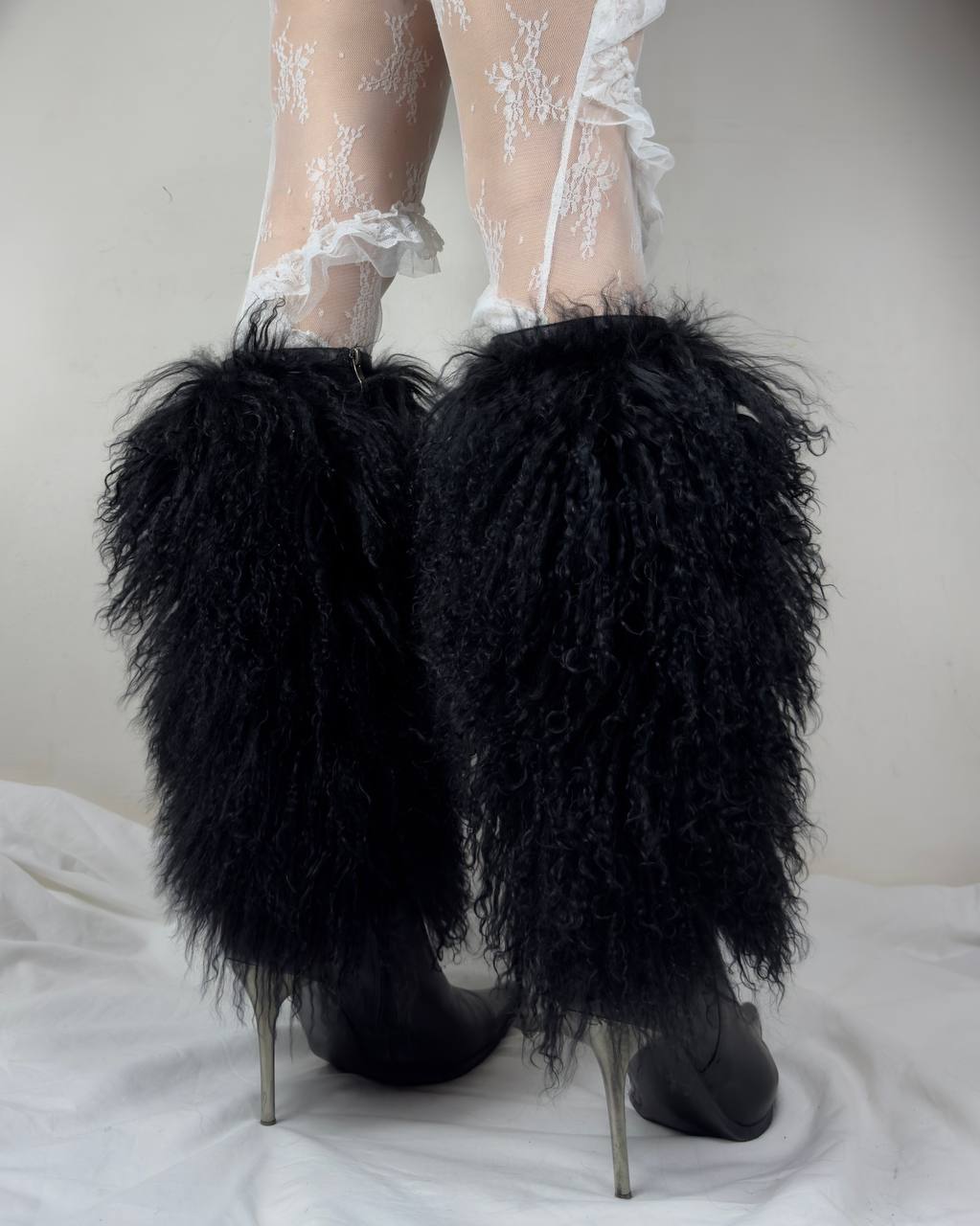 Vintage Llama Fur Boots 39/39.5