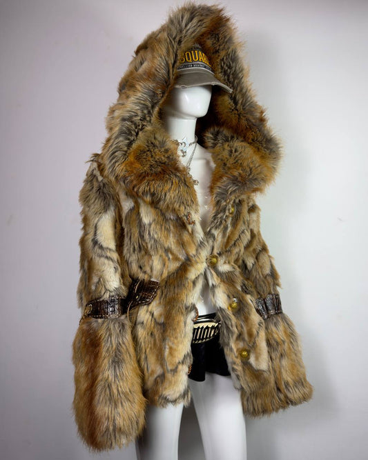 Vintage FAUX FUR Jacket S/L
