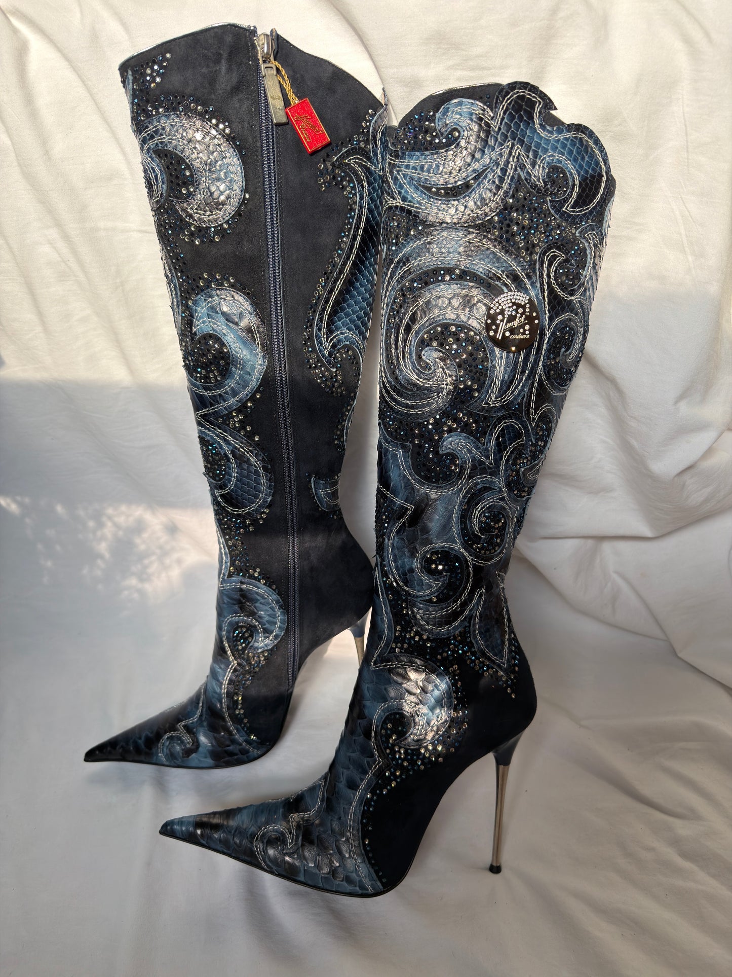 Hamlet Couture Italian Python Boots