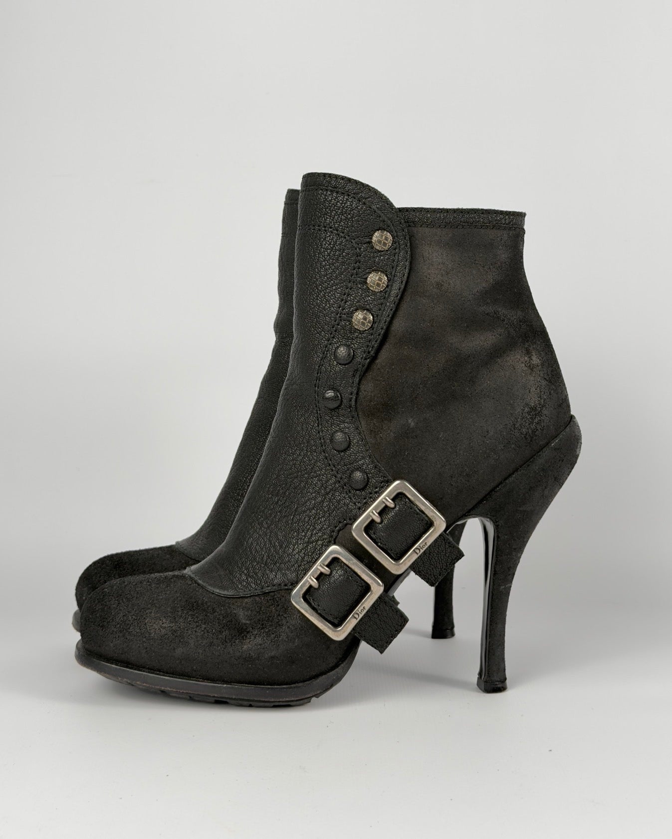 Christian Dior by Galliano SS2010 Leather Ankle Boots — 40/40.5