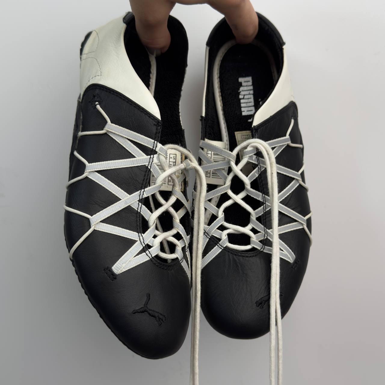 Puma Vintage Lace Up Ballet Flats — 37/37.5 & 38/38.5