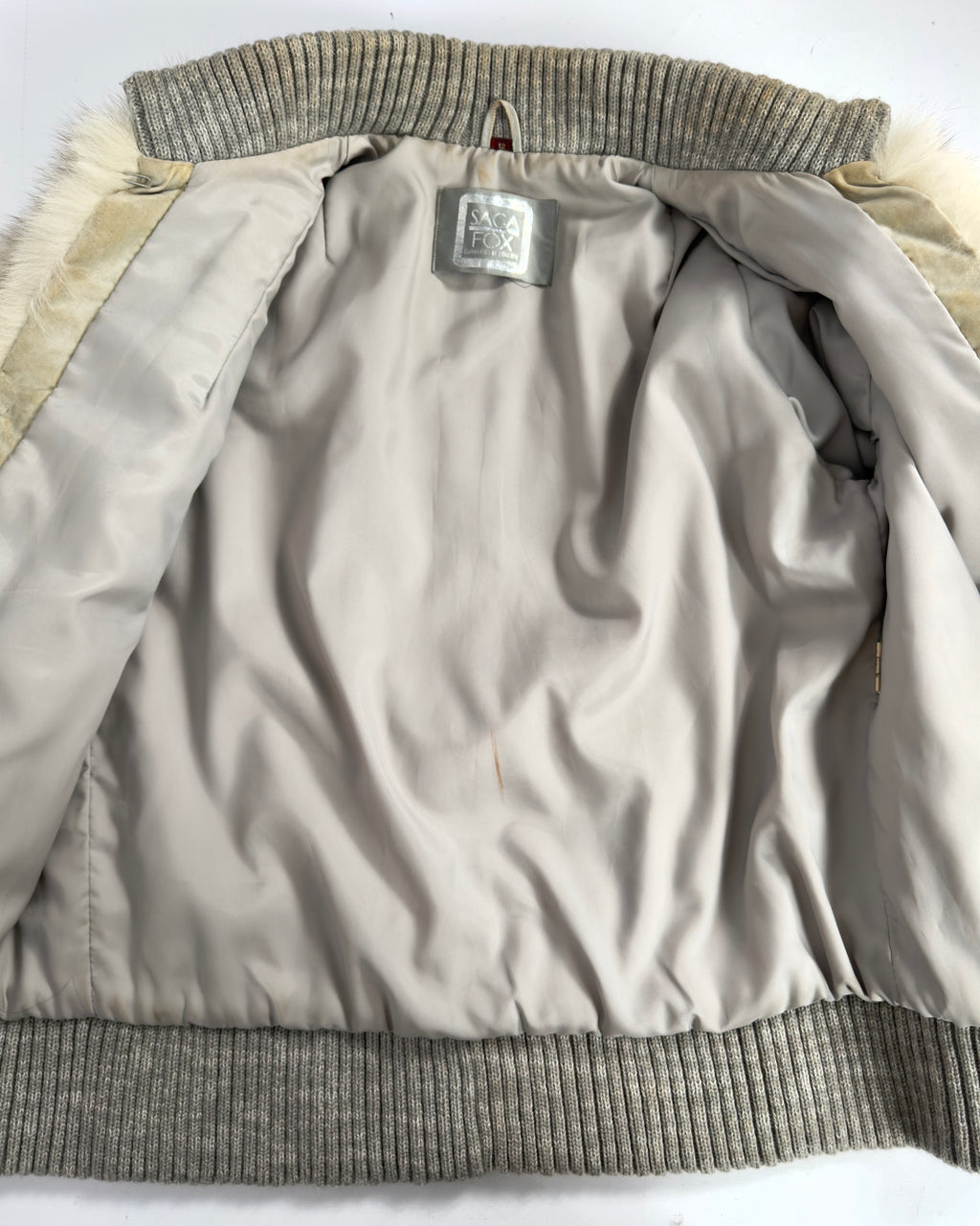 Vintage “Saga Fox” Arctic Fox Jacket — S/M