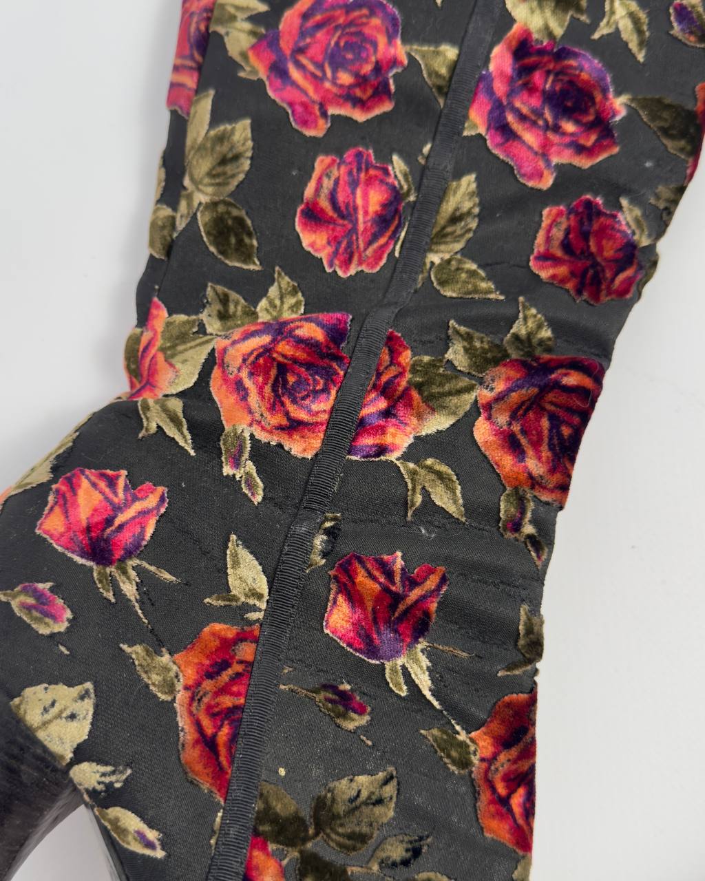 Casadei Vintage Roses Boots — 39