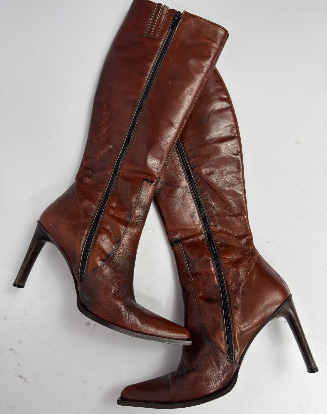 Vintage Italian Leather Boots — 40.5/41