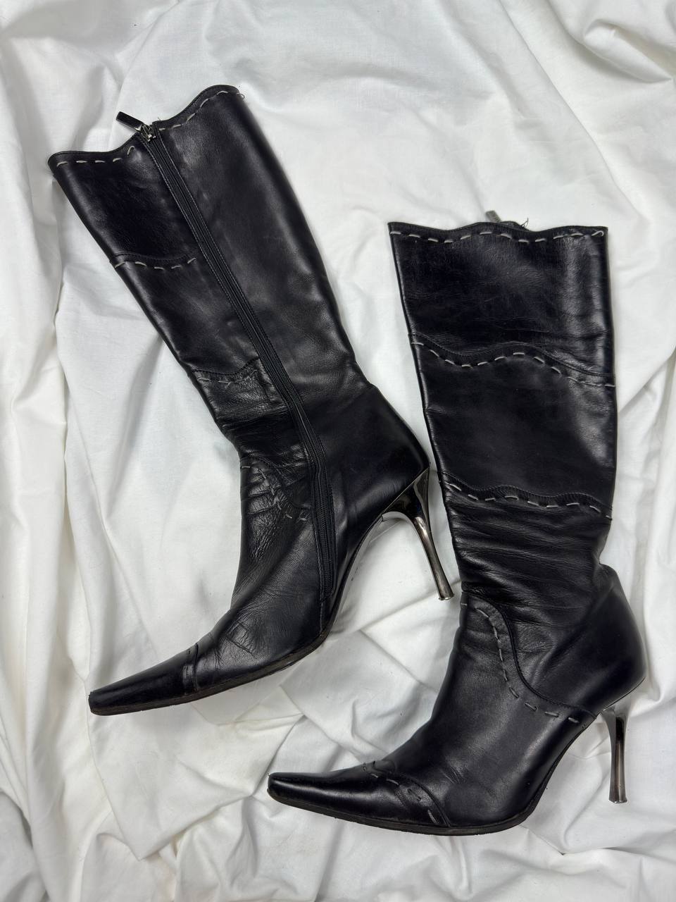 Vintage Italian Leather Boots 39/40
