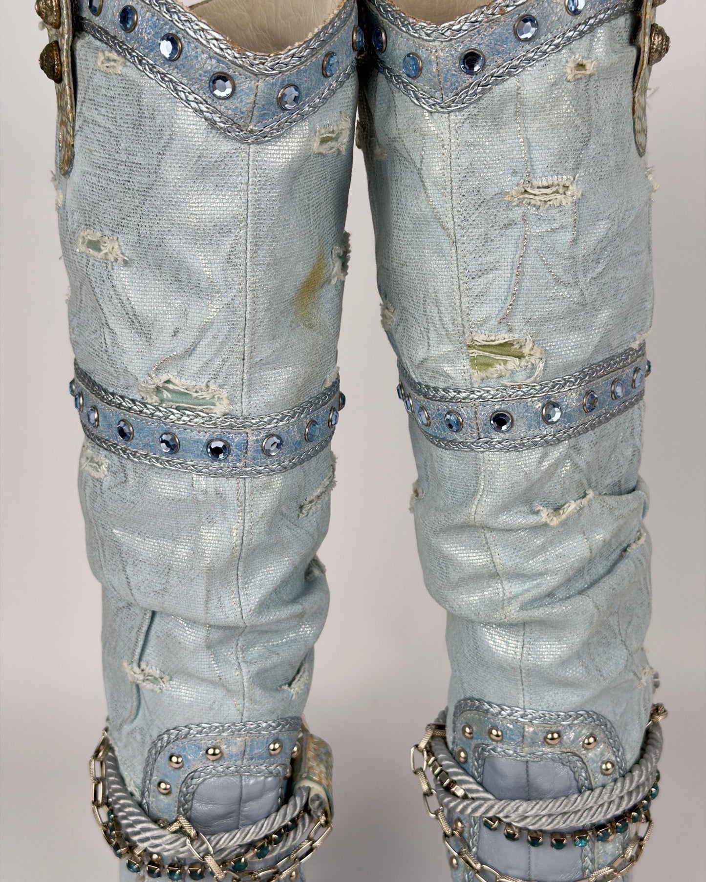 El Dante’s Couture Vintage Cowboy Boots — 36