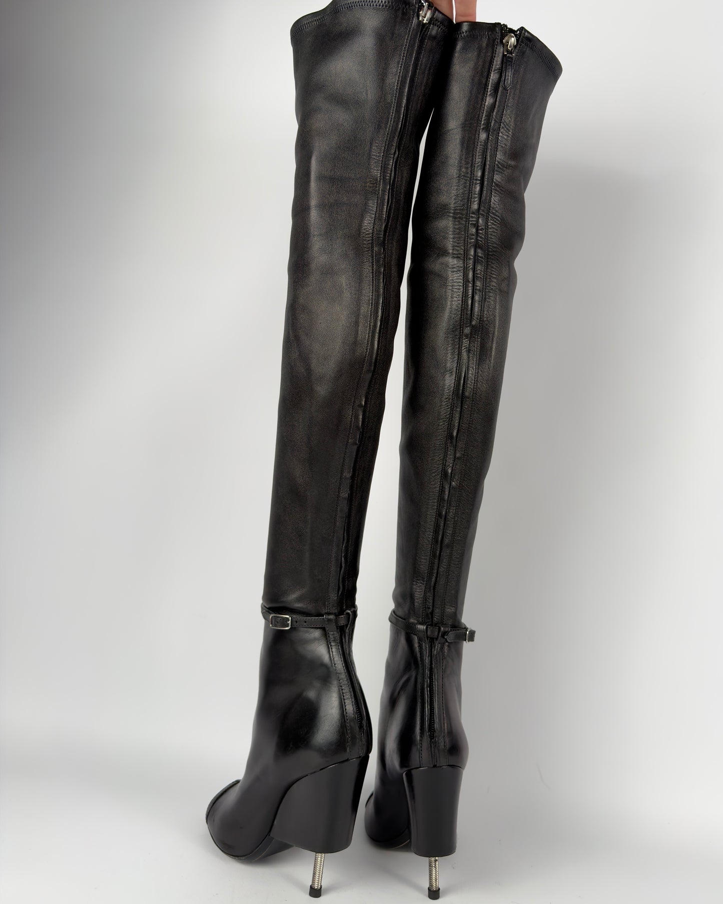 Givenchy S/S 2015 Narlia Runway Leather Boots — 37/37.5