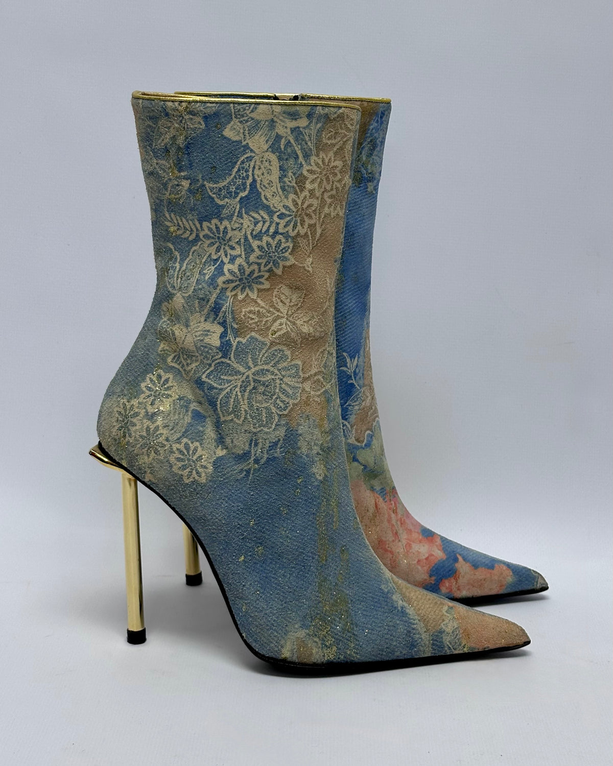 Hamlet Couture Vintage Suede Boots — 38