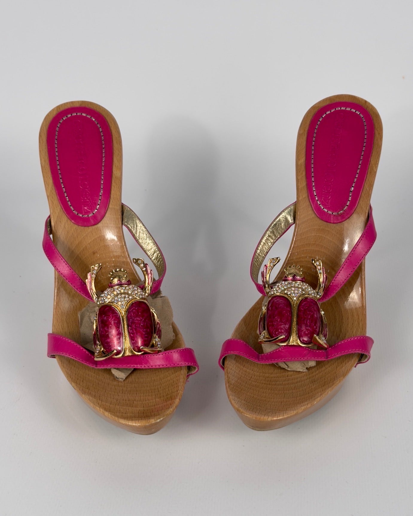 Gianmarco Lorenzi Vintage Beetle Heels — 39
