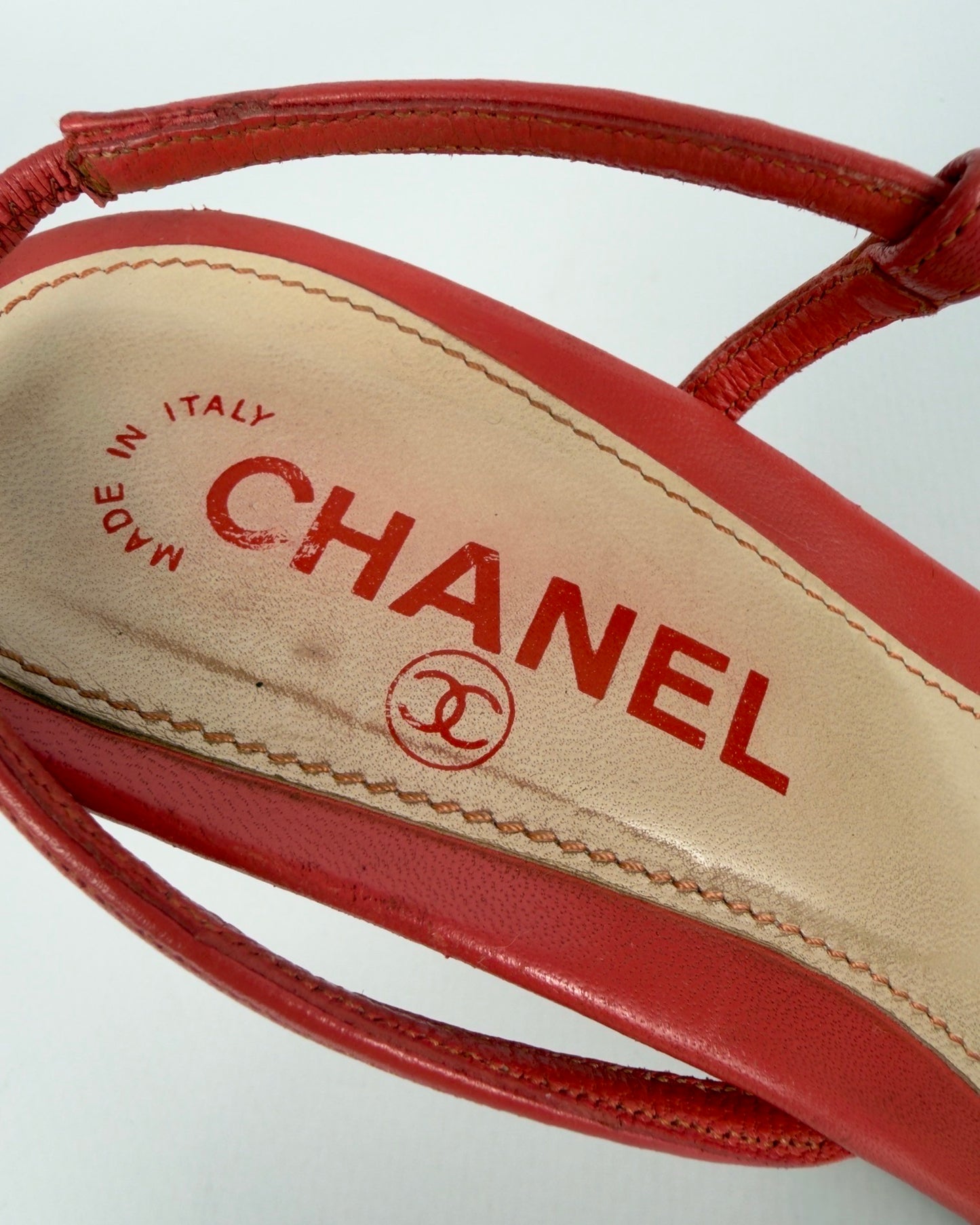 Chanel S/S 2004 by Karl Lagerfeld Vintage Ladybug Heels — 39