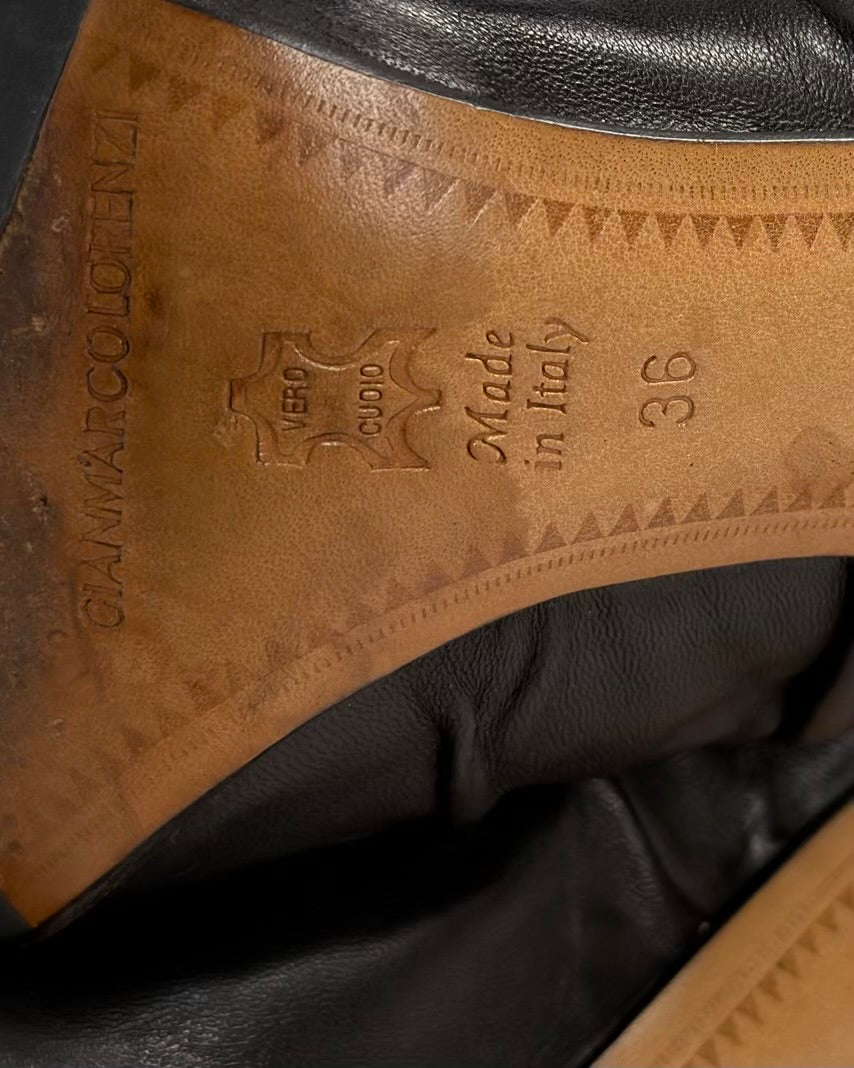 Gianmarco Lorenzi Vintage Leather Boots — 36