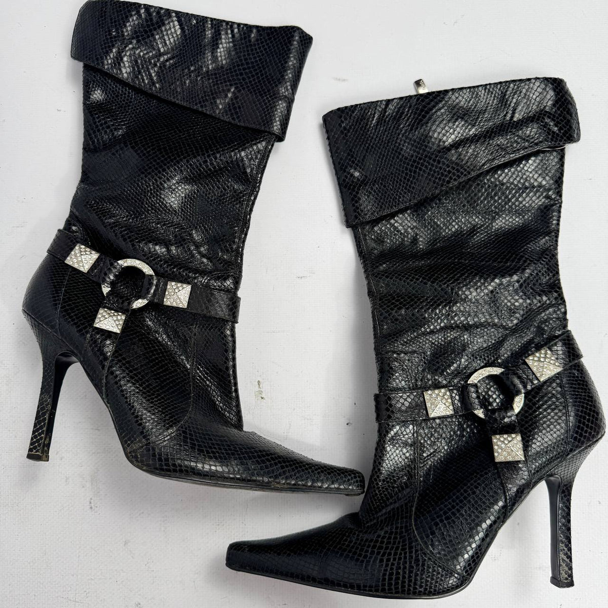 Vintage Leather Boots — 40