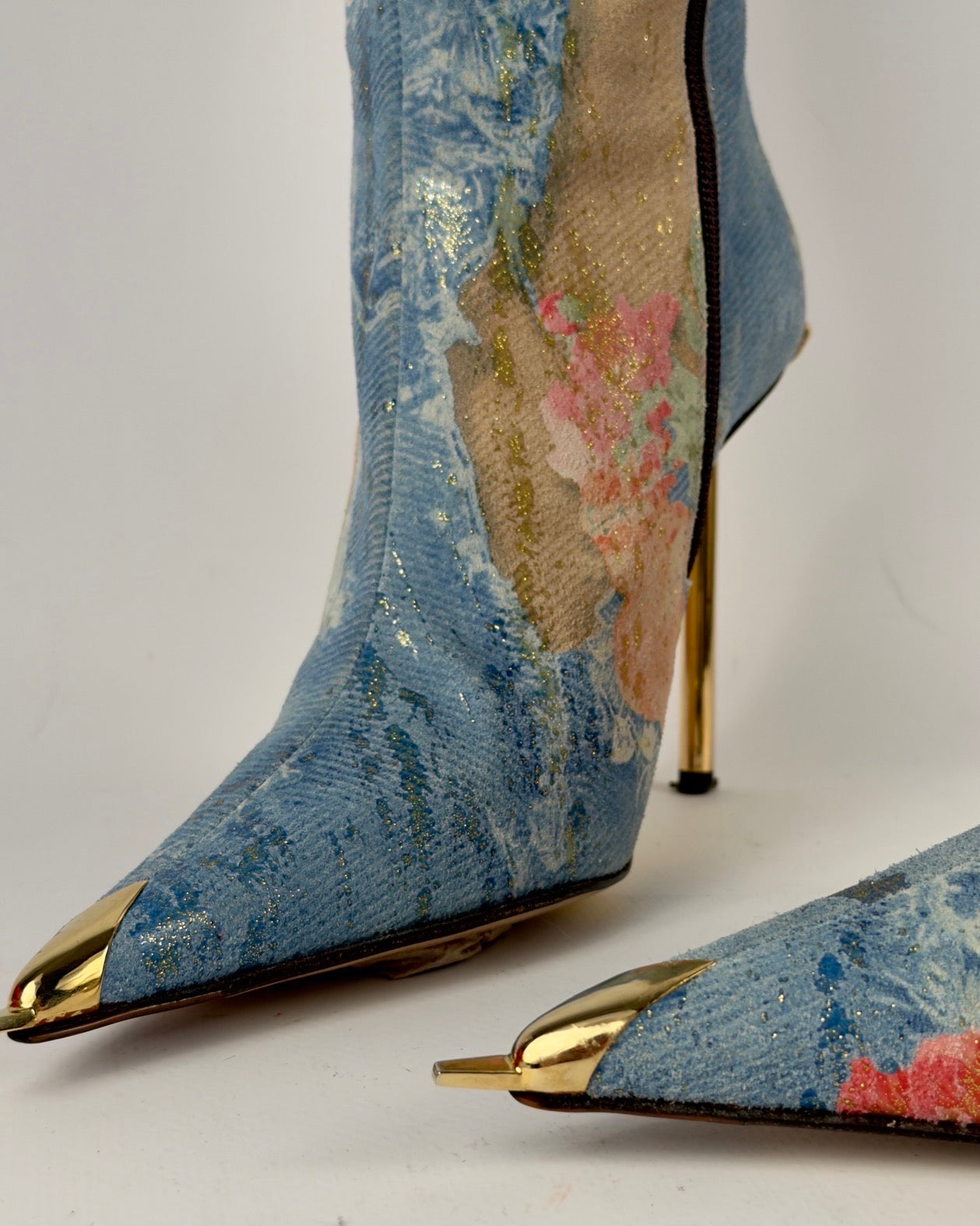 Hamlet Couture Suede Vintage Boots — 39