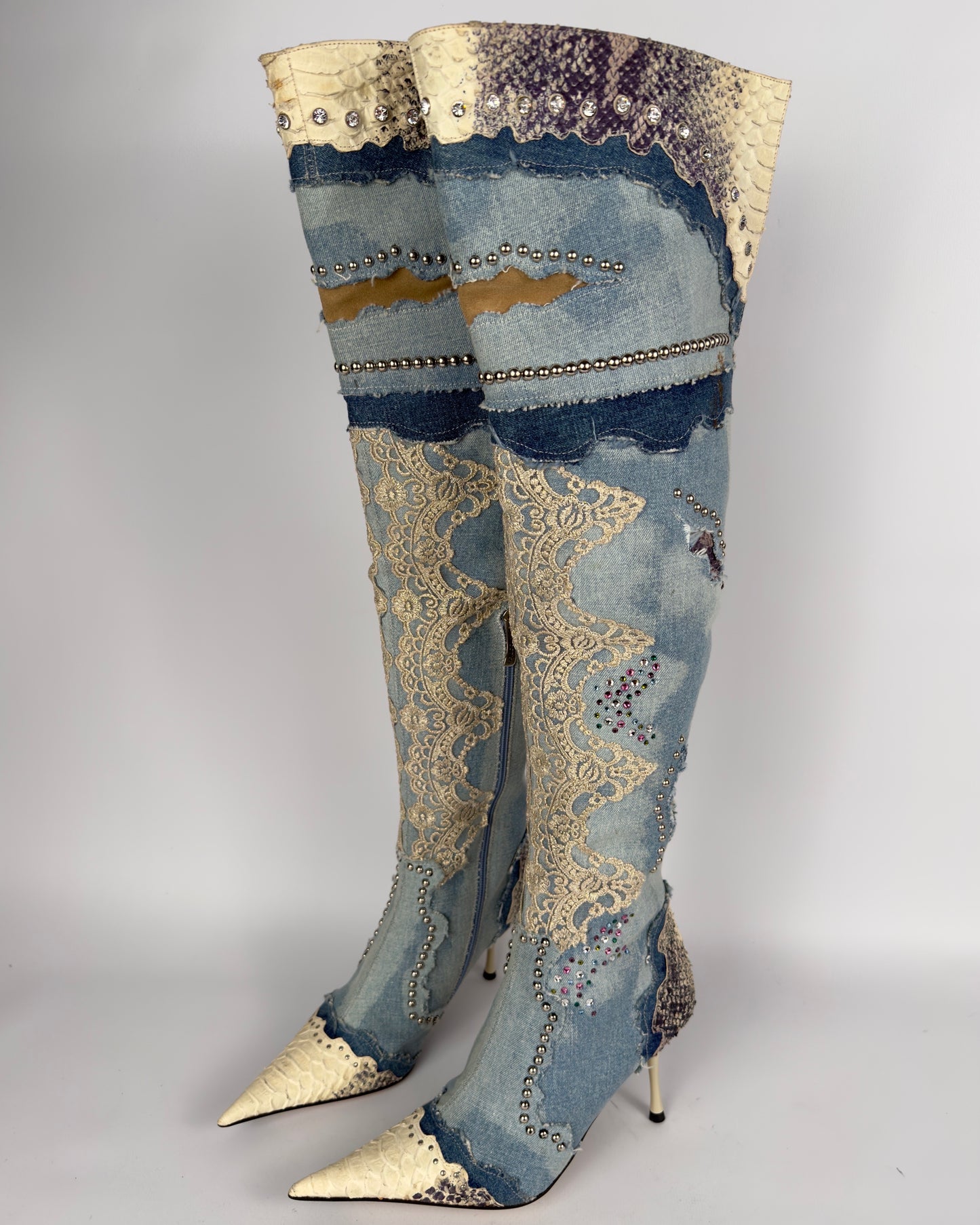 El Dante’s Couture Vintage Boots — 38