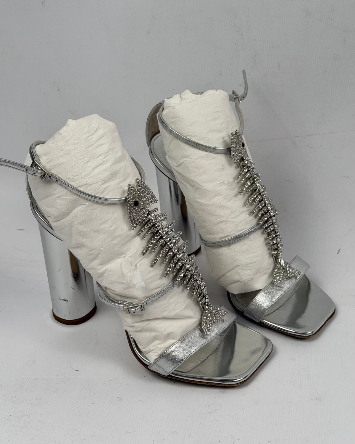 Giuseppe Zanotti Fishbone Heels SATC — 39