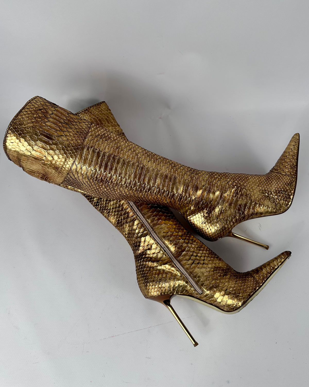 Gianmarco Lorenzi Vintage Leather Boots — 36