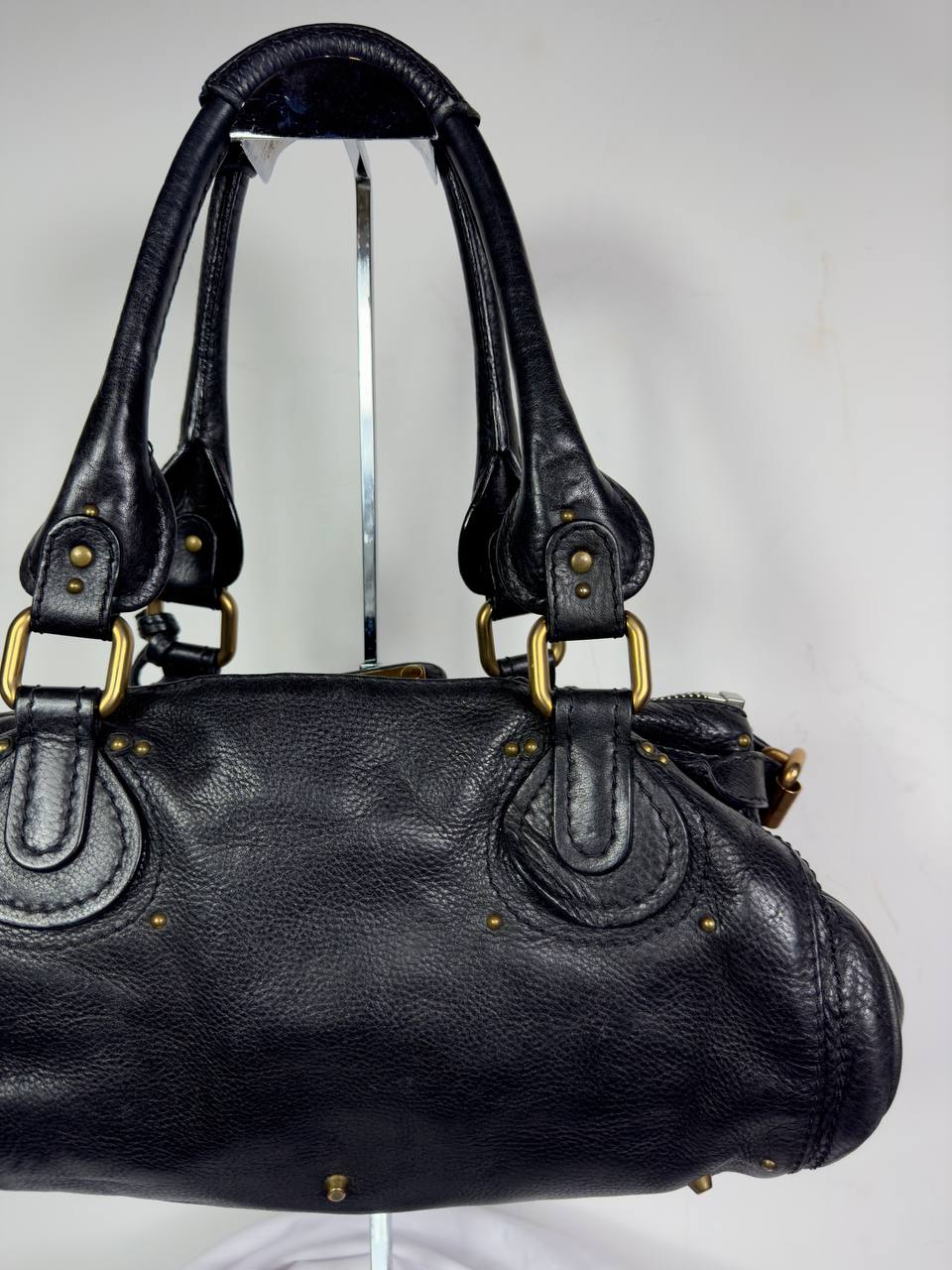 Chloe 2000s Paddington Lock Leather Bag