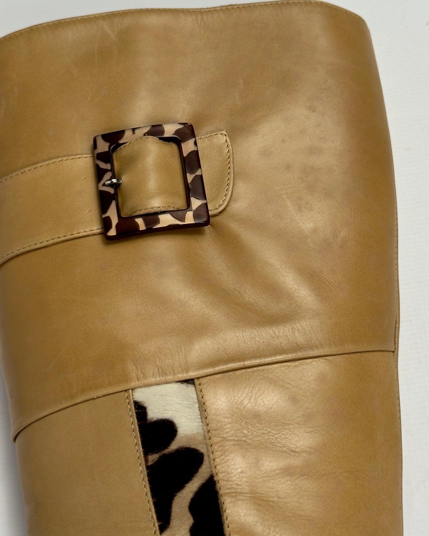 Gianmarco Lorenzi Vintage Leather Boots — 38/39