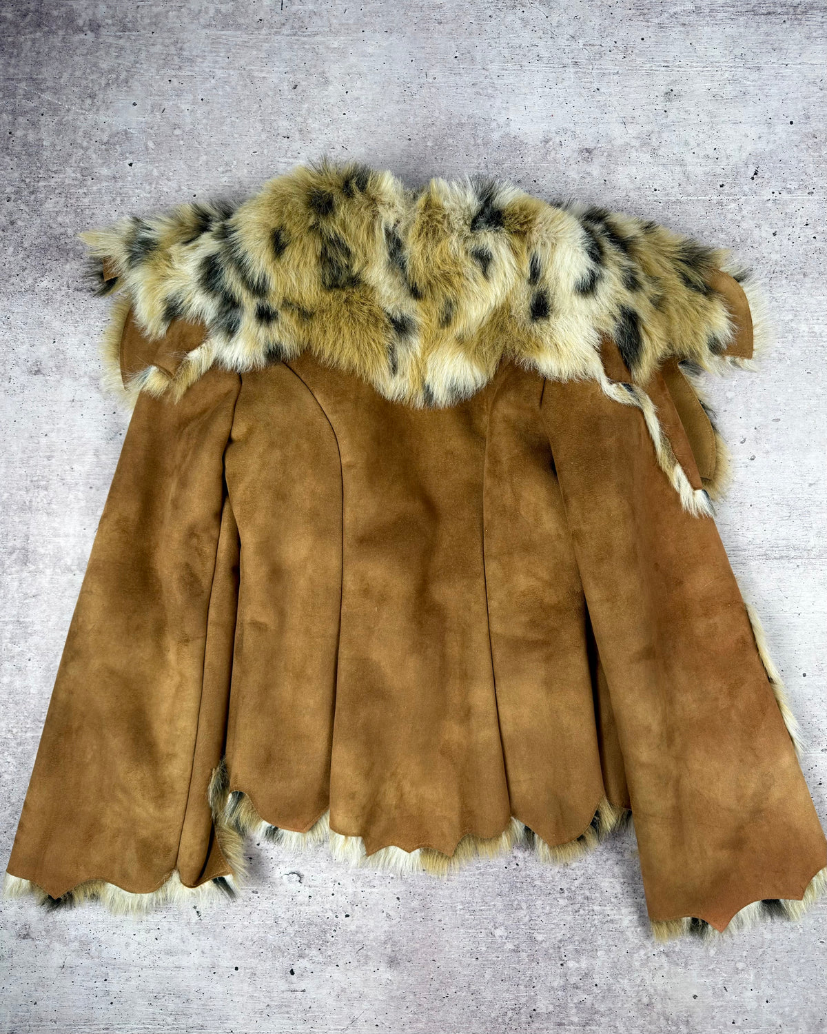 Vintage Faux Fur Jacket — S/M
