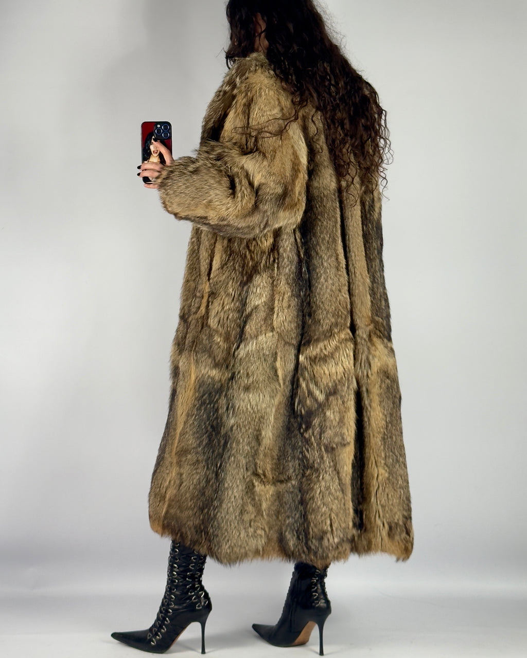 Vintage Fur Coat — S/XL