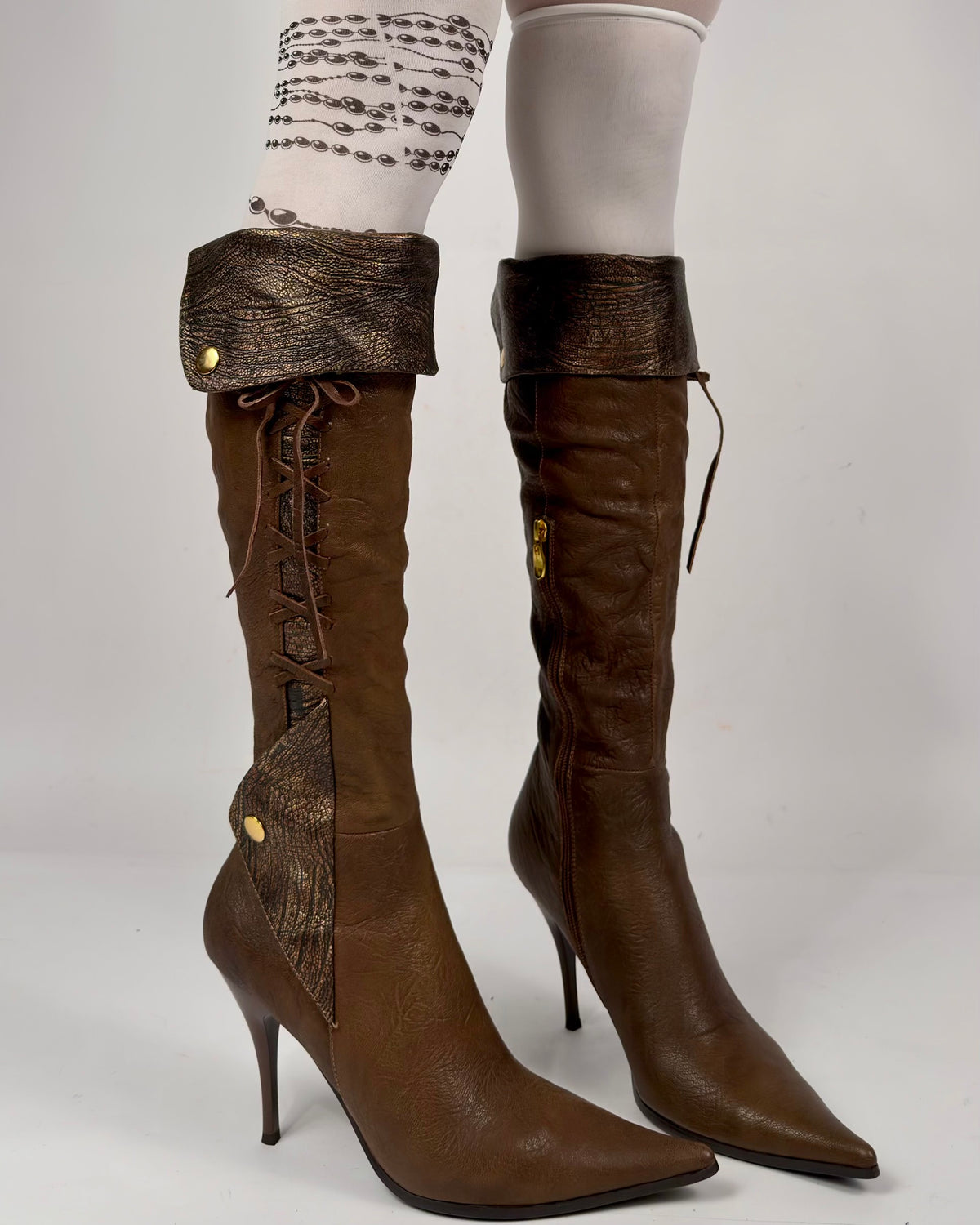 Vintage Leather Boots — 37, 38, 39
