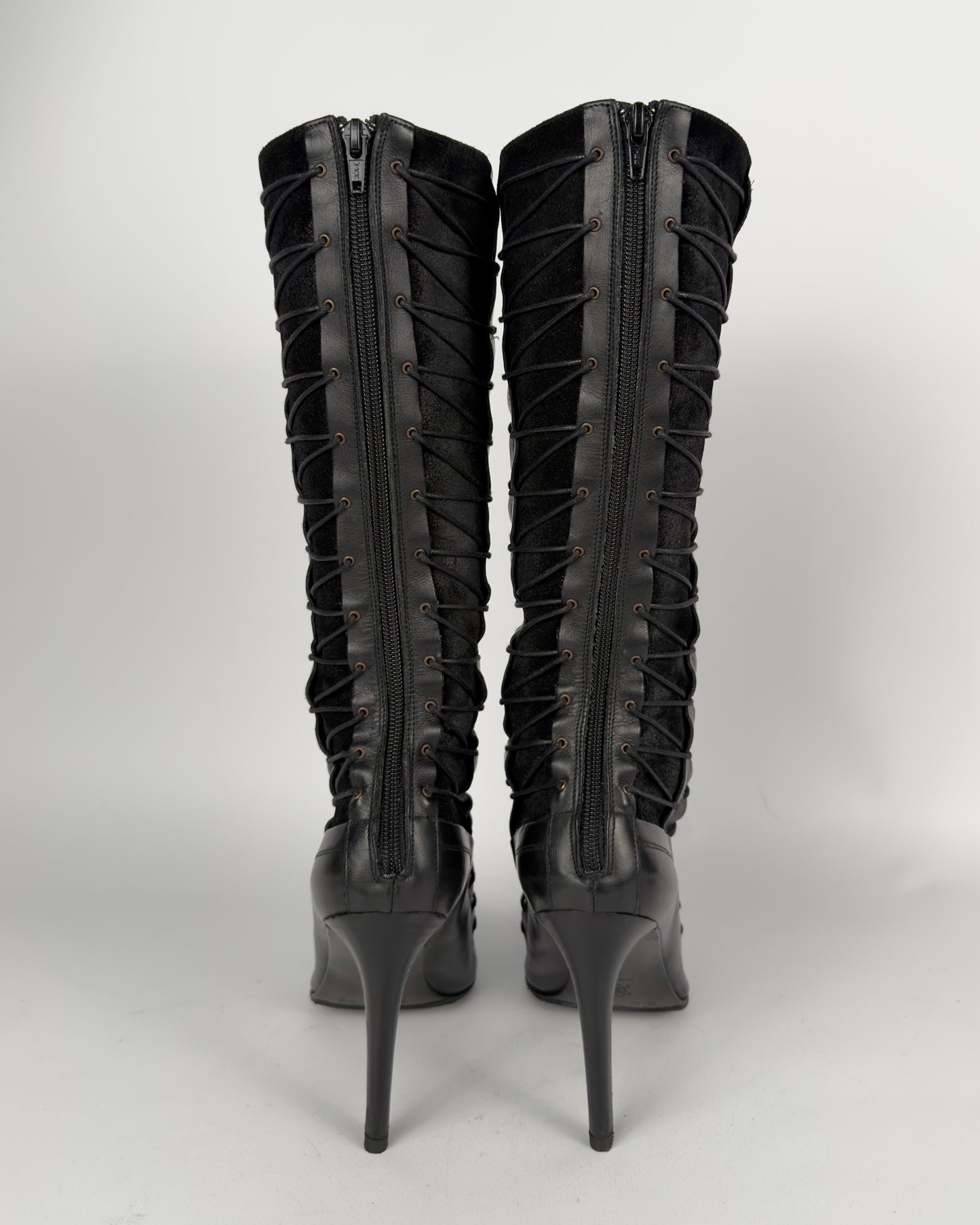 El Dante’s Couture Vintage Corset Lacing Boots — 38