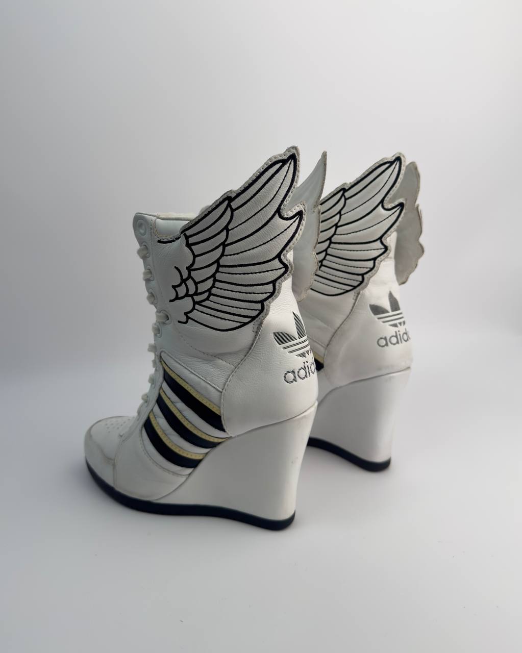 Adidas x Jeremy Scott Wing Wedge Boots — 36.5/37 US6