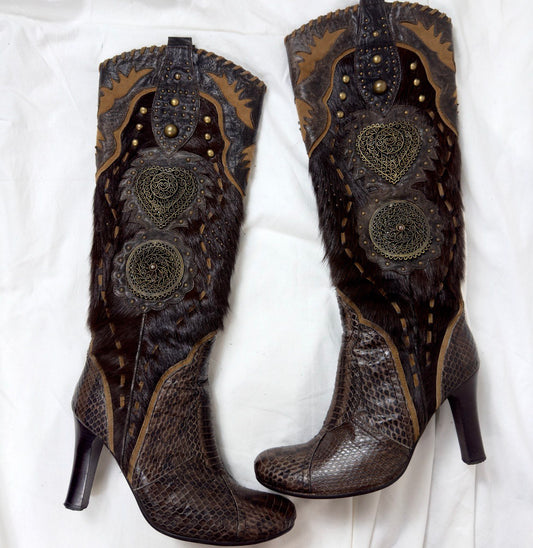 Vintage One of A Kind Boots 38.5/39.5