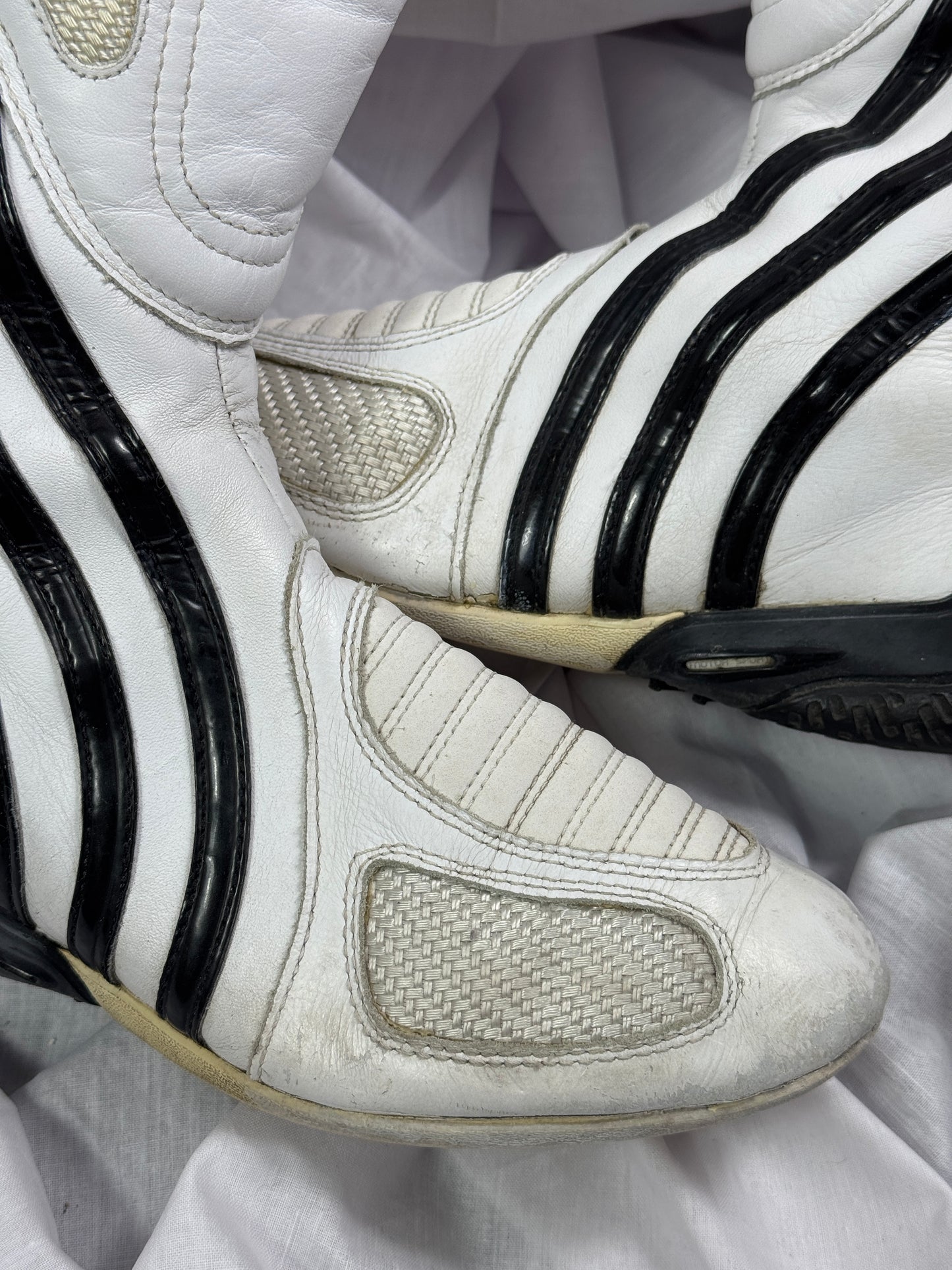 Vintage Adidas Moto Boots 36