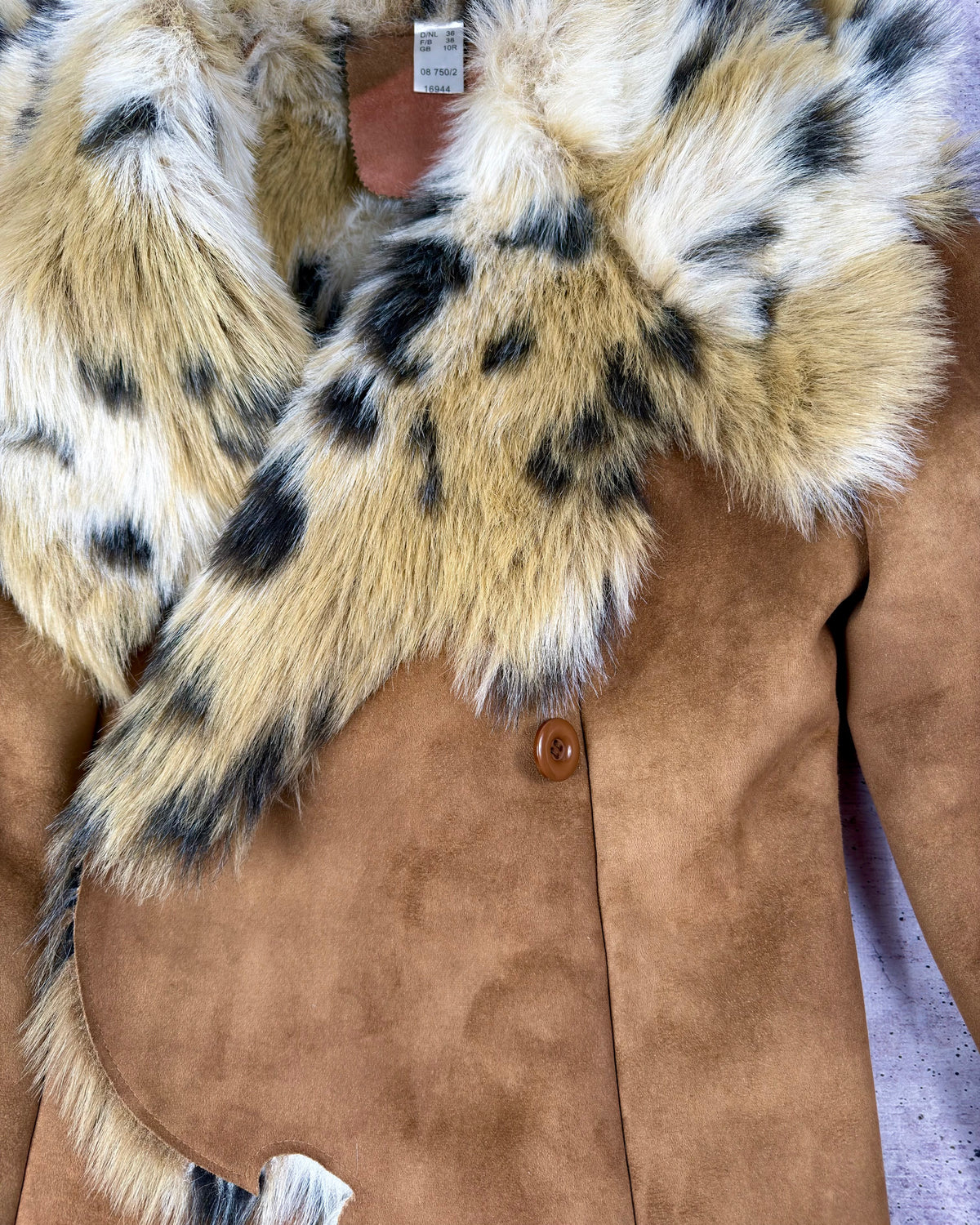 Vintage Faux Fur Jacket — S/M