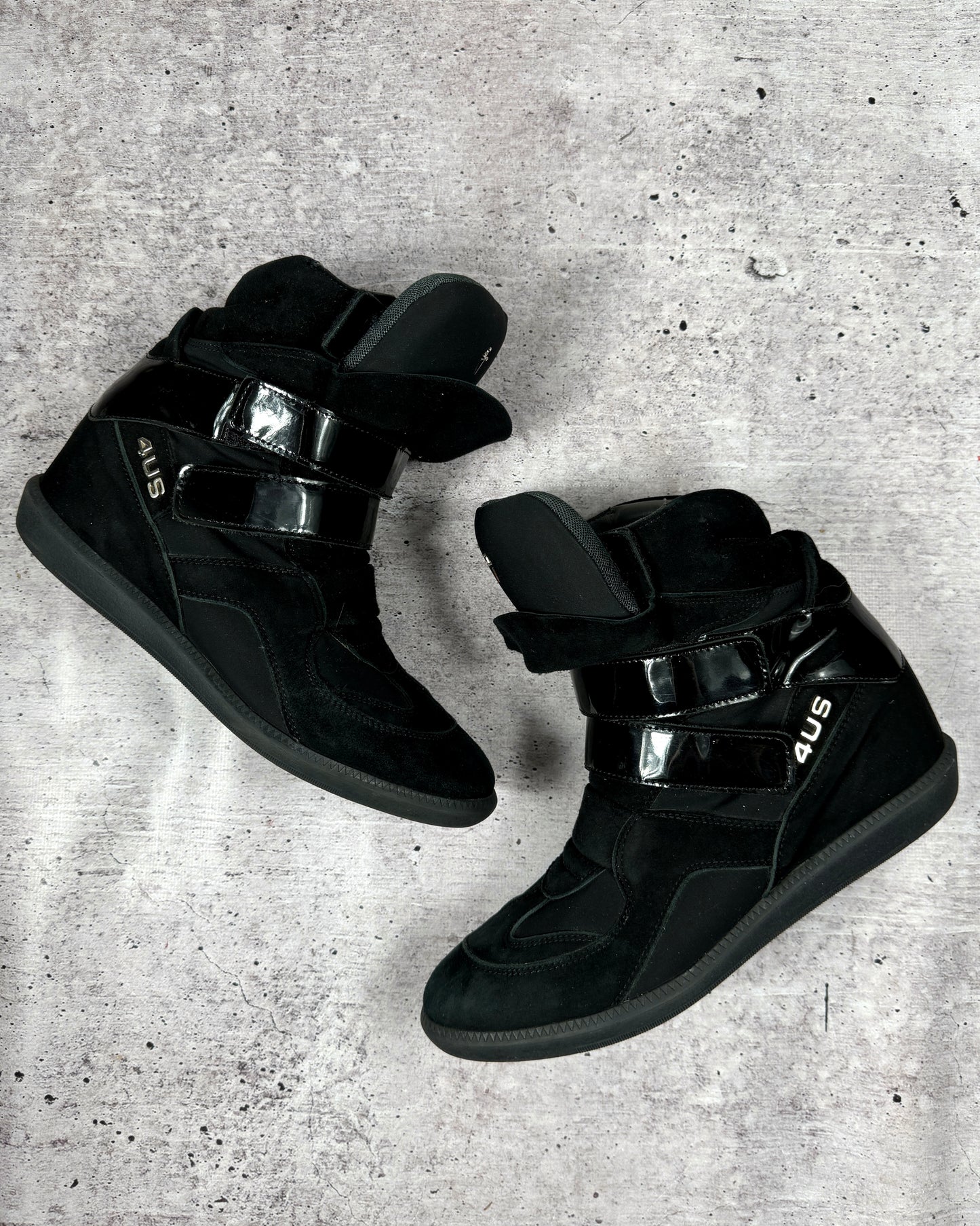 Cesare Paciotti Dagger 🗡️ Wedge Sneakers 38/38.5