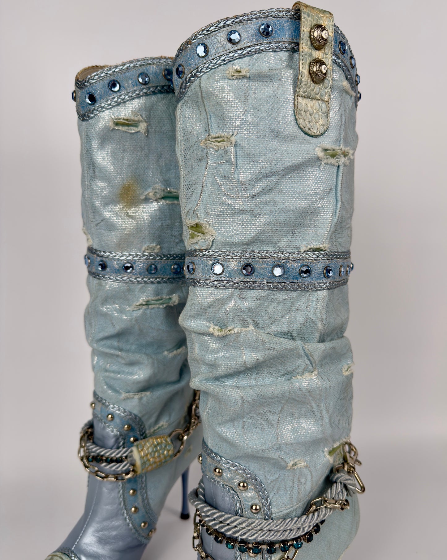 El Dante’s Couture Vintage Cowboy Boots — 36