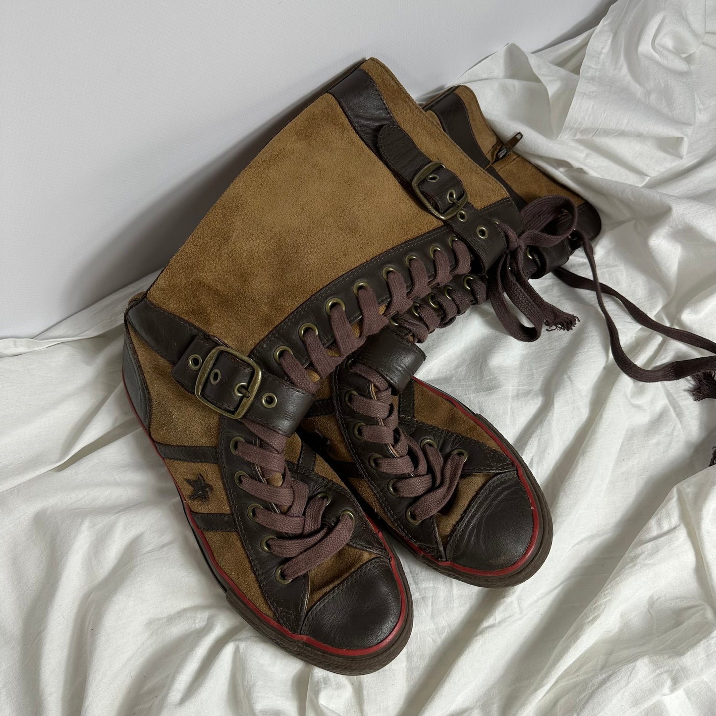 Converse Vintage Buckle Lace Up Boots 37/38 & 39.5